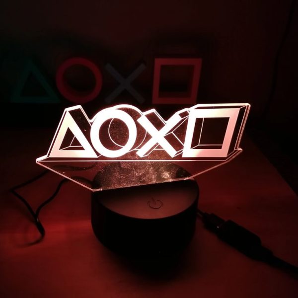 Neon Player Icon Lamp